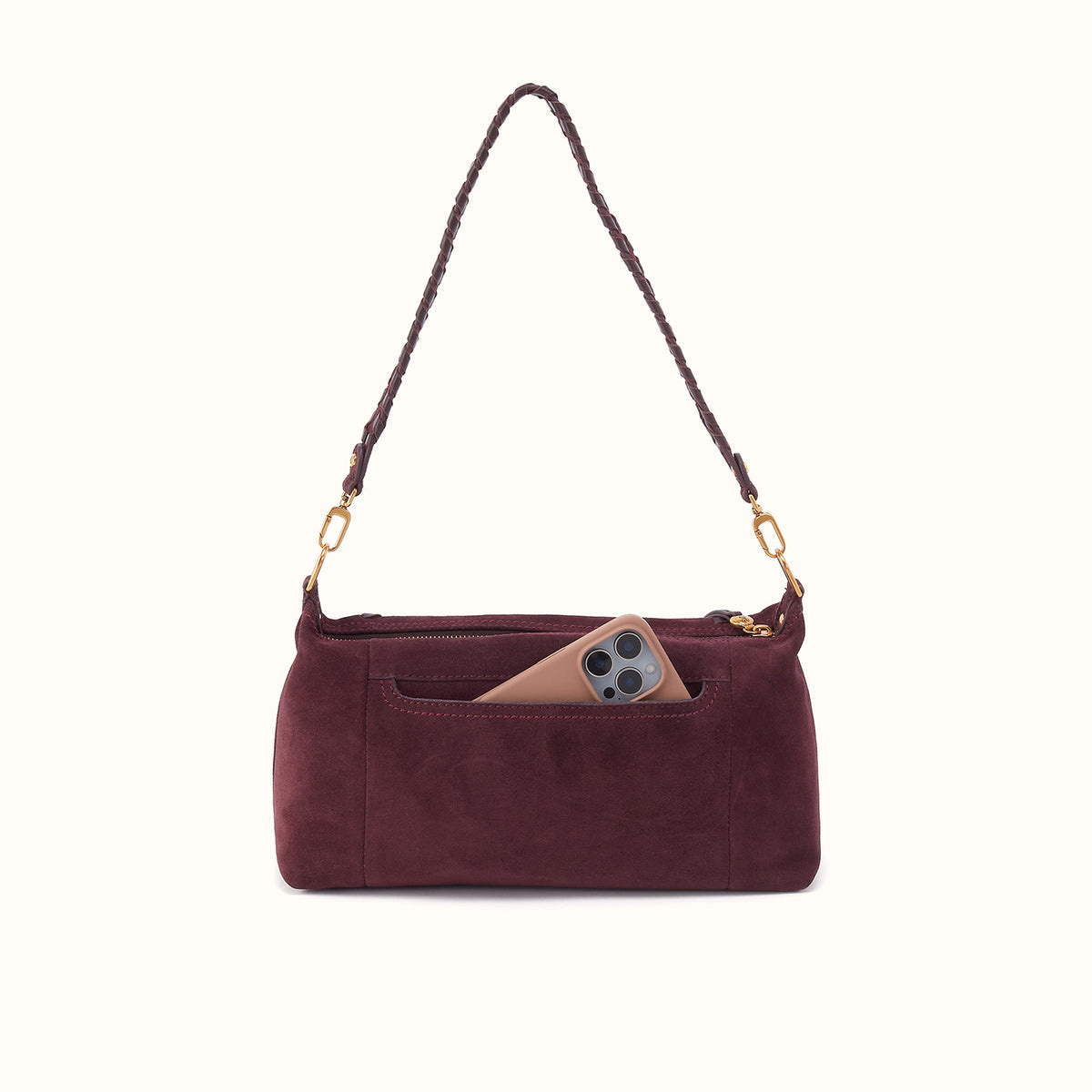 Hobo Bags “Darcy” Shoulder Bag-Dark Cherry
