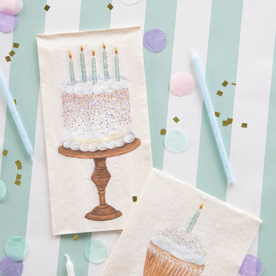 Hester & Cook "Cupcake" Cocktail Napkin