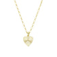 Natalie Wood Designs Adorned Heart Charm Necklace