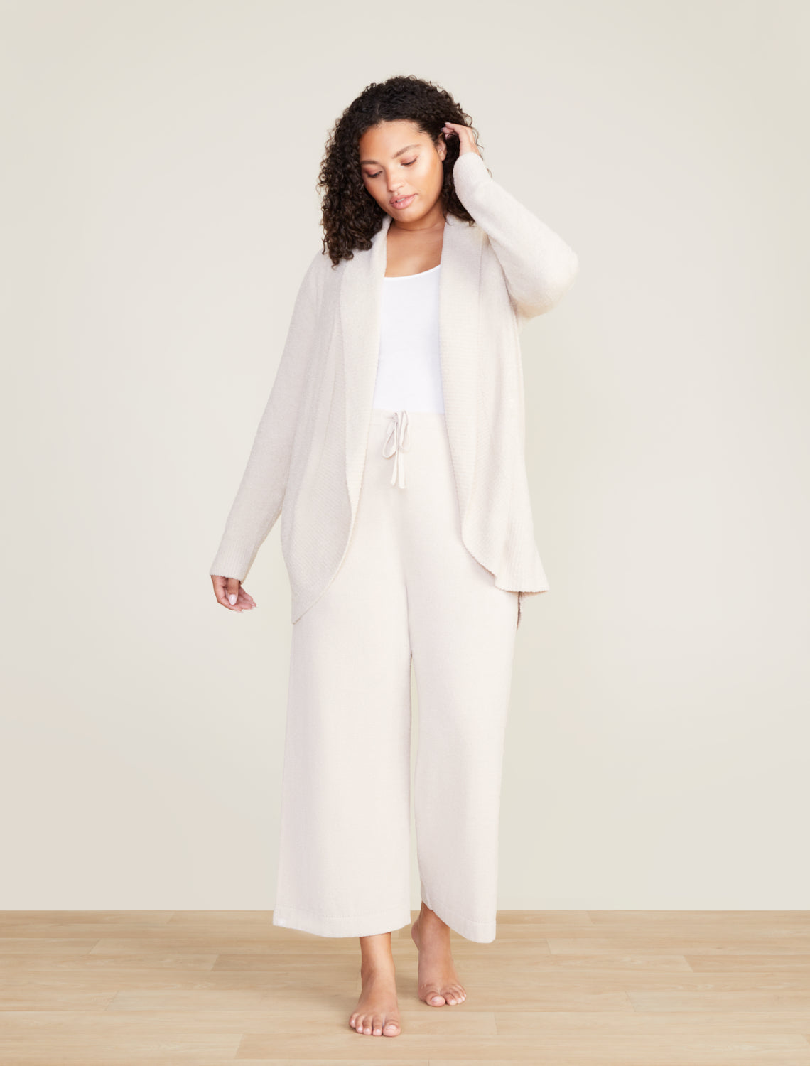 Barefoot Dreams CozyChic Lite® Circle Cardi - Stone