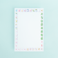 Taylor Paladino Notepad-Sunset Mahjong Tiles Border