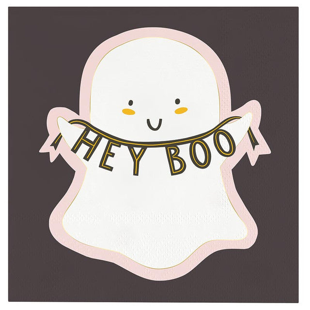 Slant "Hey Boo" Napkin (Pack of 20)