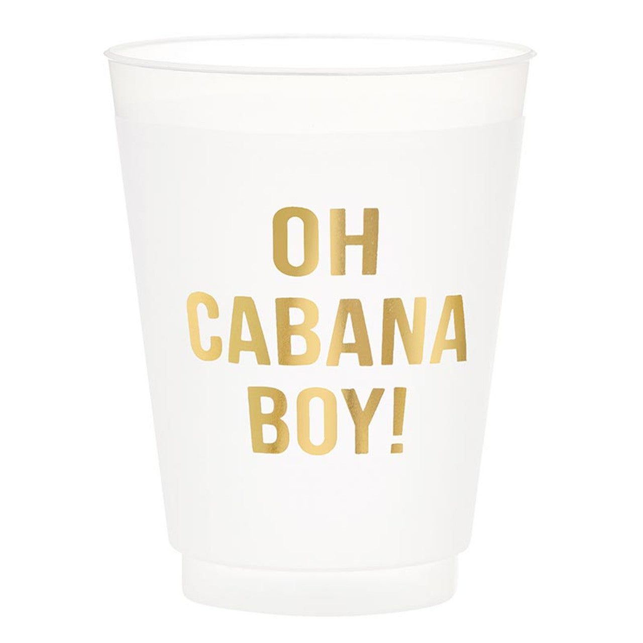 Slant "Oh Cabana Boy!" Party Cups (Pack of 6)