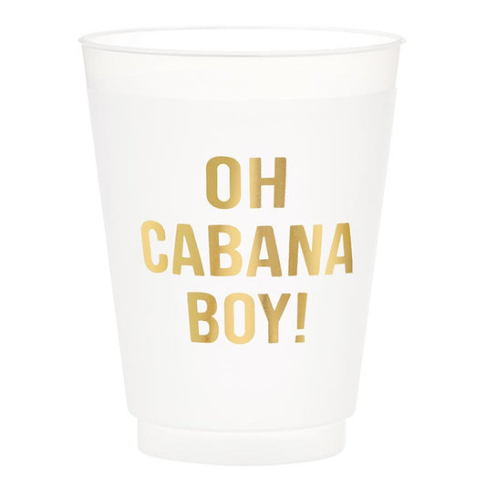 Slant "Oh Cabana Boy!" Party Cups (Pack of 6)