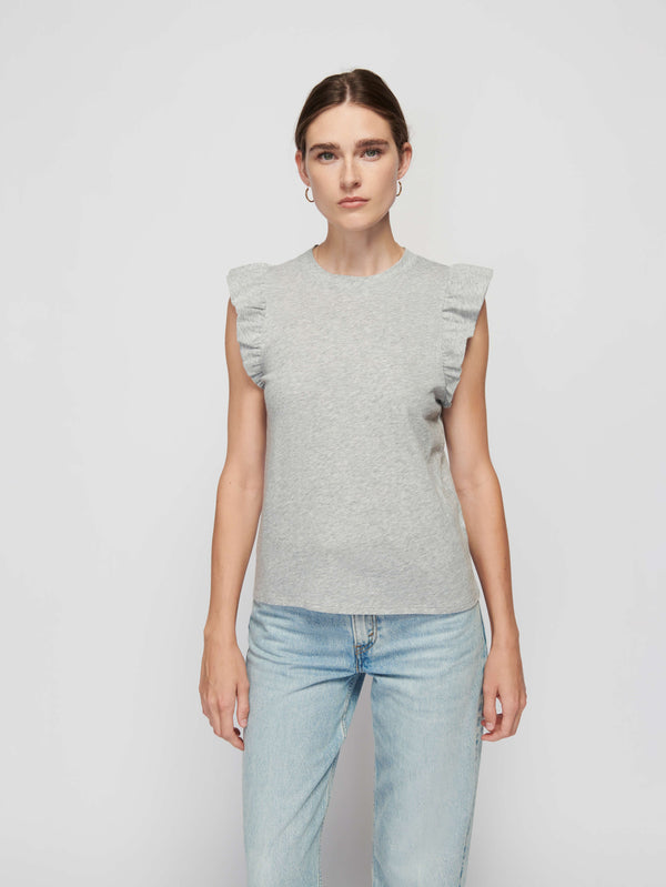 Nation LTD "Paulette" Tank-Heather Grey