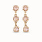 Uno de 50 "Sublime Pink" Earrings-Gold
