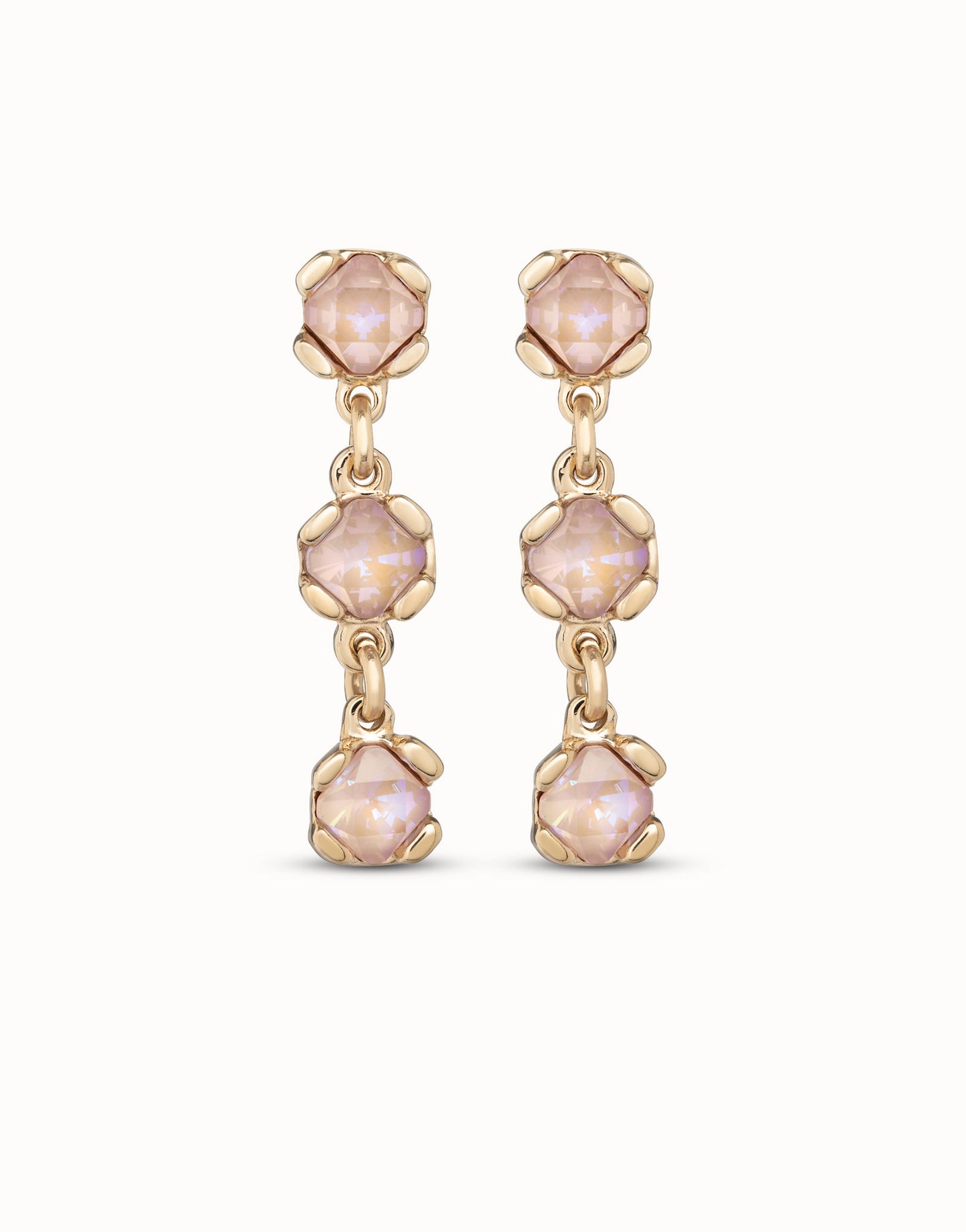 Uno de 50 "Sublime Pink" Earrings-Gold