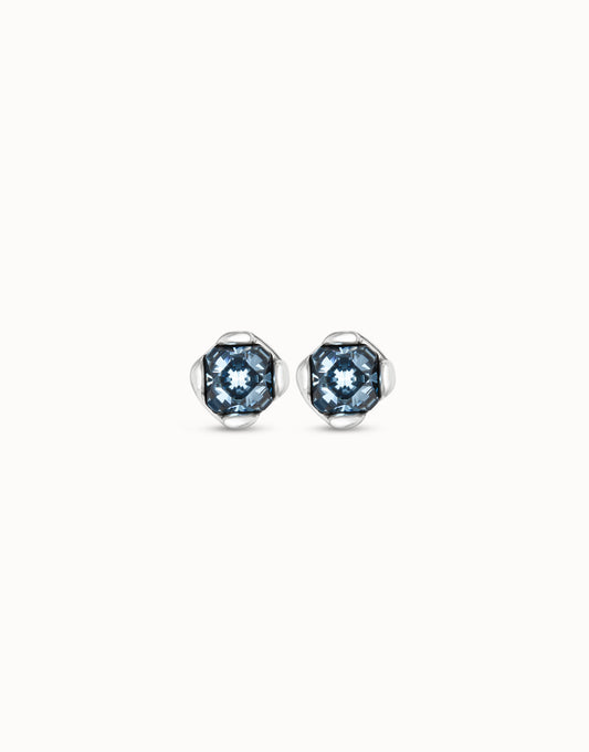 Uno de 50 "Aura Blue" Earrings-Silver