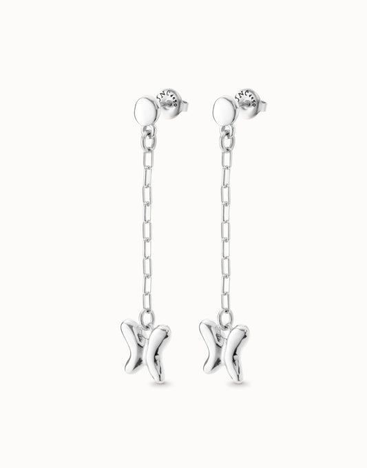 Uno de 50 "Wings" Earrings- Silver