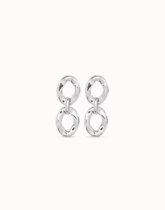 Uno de 50 "Groovy" Earrings-Silver