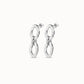 Uno de 50 "Groovy" Earrings-Silver