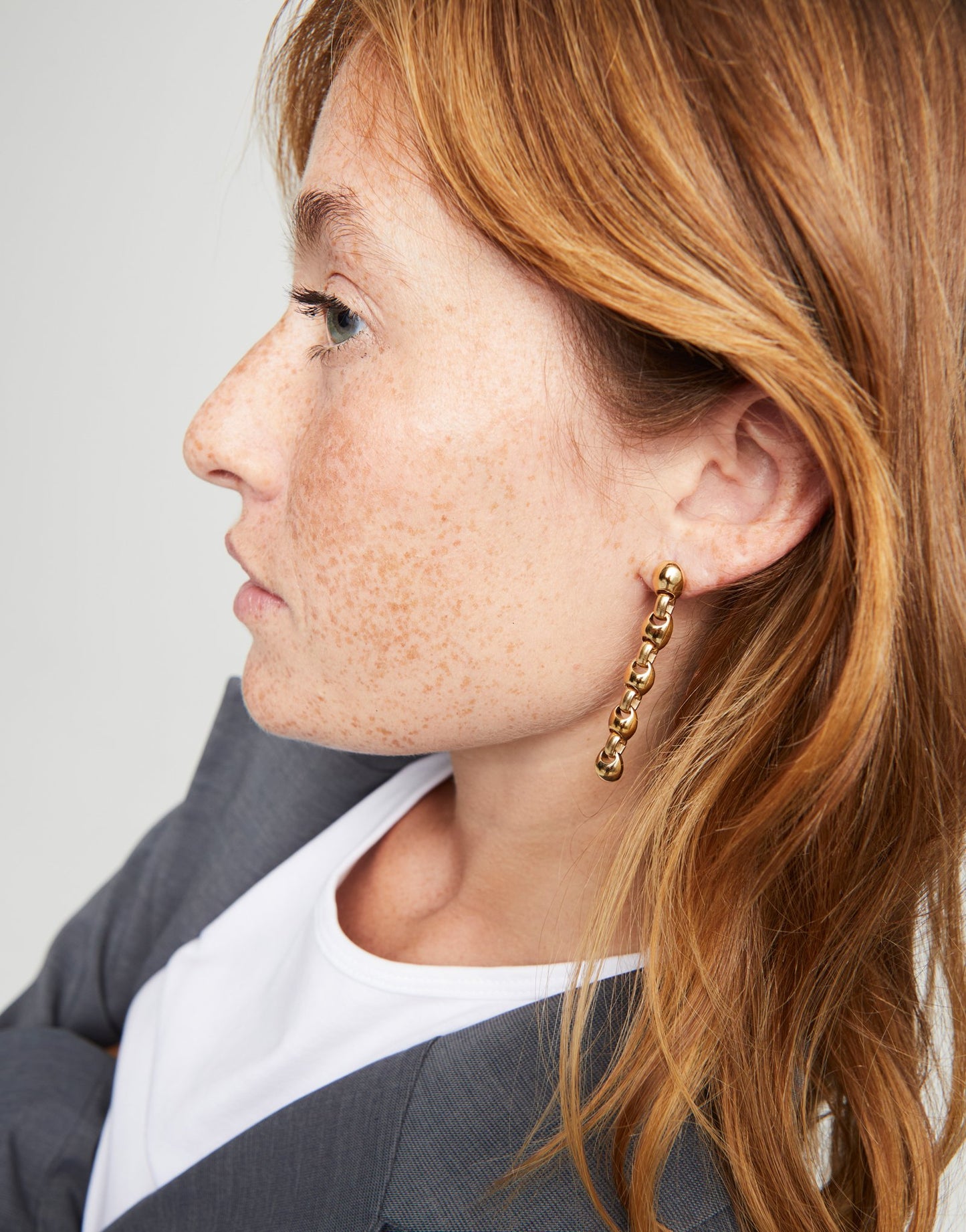 Uno de 50 "Be Fearless" Earrings-Gold