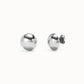 Uno de 50 "Be Fearless" Stud Earrings-Silver