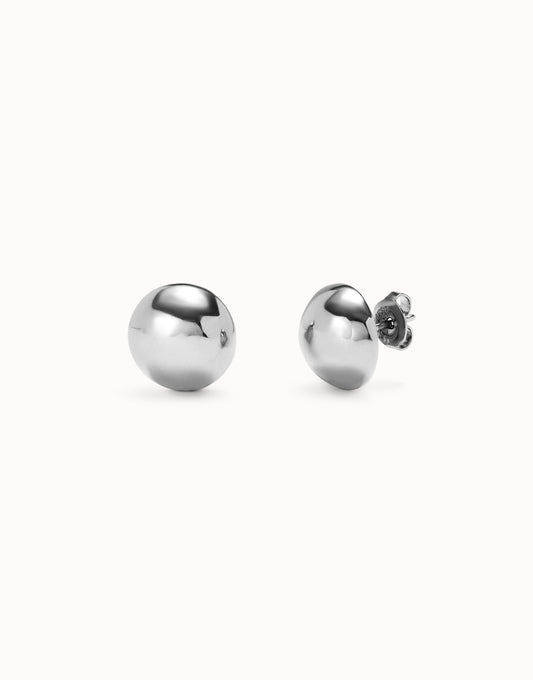 Uno de 50 "Be Fearless" Stud Earrings-Silver