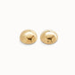 Uno de 50 "Be Fearless" Stud Earrings-Gold