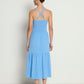 Nation LTD “Penelope” Smocked Midi Dress - Laguna