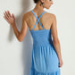 Nation LTD “Penelope” Smocked Midi Dress - Laguna