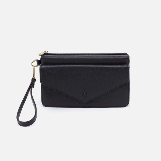 Hobo Bags “Goldie” Wristlet-Black