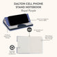 Studio Oh! "Dalton" Cell Phone Stand Notebook-Royal Purple