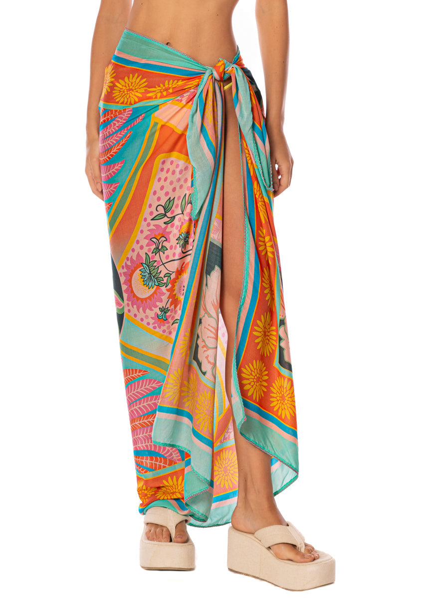 Maaji Swimwear “1001 Nights” Isla V Pareo - One Size