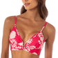Maaji Swimwear "Candy Flowery" Parade Long Line Triangle Bikini Top