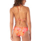 Maaji Swimwear "Coral Foliage" Flirt Low Rise Thin Side Bikini Bottom