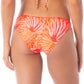 Maaji Swimwear "Coral Foliage" Flirt Low Rise Thin Side Bikini Bottom