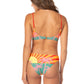 Maaji Swimwear "Jungle Sway" Flirt Low Rise Thin Side Bikini Bottom
