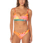 Maaji Swimwear "Jungle Sway" Flirt Low Rise Thin Side Bikini Bottom