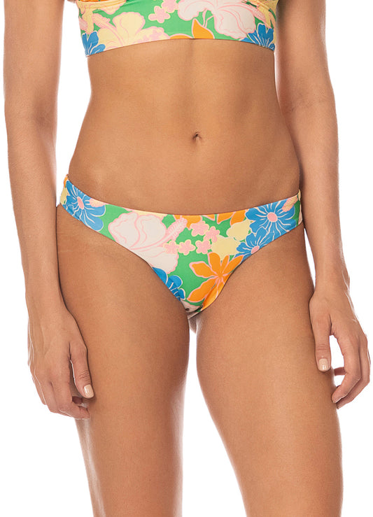 Maaji Swimwear "Tropic Lei" Flirt Low Rise Thin Side Bikini Bottom