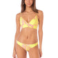 Maaji Swimwear "Dream Palm" Holly Triangle Long Line Bikini Top