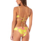 Maaji Swimwear "Dream Palm" Holly Triangle Long Line Bikini Top