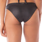 Maaji Swimwear "Onyx Black" Flirt Low Rise Thin Side Bikini Bottom