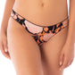 Maaji Swimwear "Onyx Black" Flirt Low Rise Thin Side Bikini Bottom