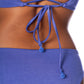 Maaji Swimwear "Perrywinkle" Shine Long Line Triangle Bikini Top