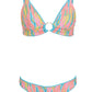 Maaji Swimwear “Aqua Dream” Shine Long Line Triangle Bikini Top