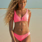Maaji “Sea Pink” Victoria V Wire Bralette Bikini Top