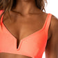 Maaji Swimwear "Blush Cora" Victoria V Wire Bralette Bikini Top