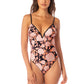 Maaji Swimwear "Onyx Black" Parady Signature Cut V Wire One Piece