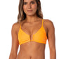 Maaji Swimwear “Zesty Orange” Bia U Wire Bralette Bikini Top
