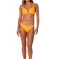 Maaji Swimwear “Zesty Orange” Bia U Wire Bralette Bikini Top