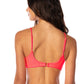 Maaji Swimwear "Flame Coral" Liberties Classic Bralette Bikini Top
