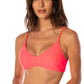 Maaji Swimwear "Flame Coral" Liberties Classic Bralette Bikini Top