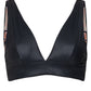 Maaji Swimwear "Onyx Black" Paradisial Long Line Triangle Bikini Top