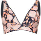 Maaji Swimwear "Onyx Black" Paradisial Long Line Triangle Bikini Top
