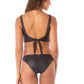 Maaji Swimwear "Onyx Black" Flirt Low Rise Thin Side Bikini Bottom