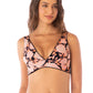 Maaji Swimwear "Onyx Black" Paradisial Long Line Triangle Bikini Top
