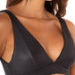 Maaji Swimwear "Onyx Black" Paradisial Long Line Triangle Bikini Top