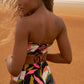 Maaji “Lush Leaves” Artemis Strapless Bandeau Bikini Top