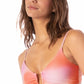 Maaji Swimwear “Pink Swirl” Bia U Wire Bralette Bikini Top